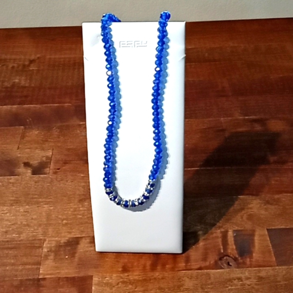 Fashion Jewelry Blue Necklace
